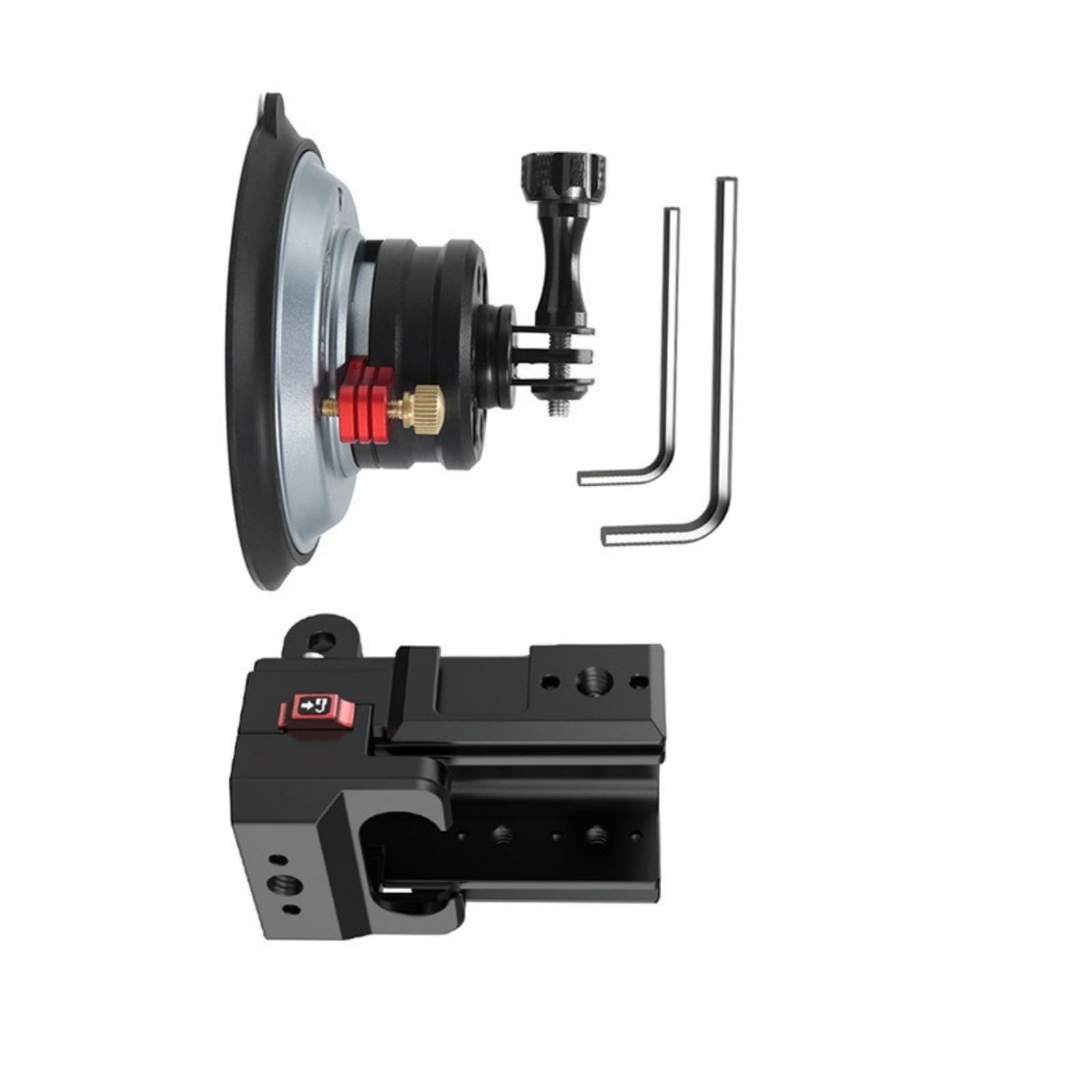 Supporto per manubrio della bicicletta, ammortizzatore regolabile a 180° per Action Camera su montagna/bici da corsa