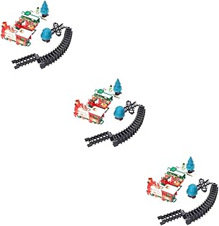 Didiseaon 3 Pçs Brinquedos De Brinquedo Adulto Para Crianças Adilt Brinquedos Adulto Tiys Adutl Brinquedo Crianças Brinquedo Crianças Música Luzes Trem Crianças Trem Elétrico Trem De Natal