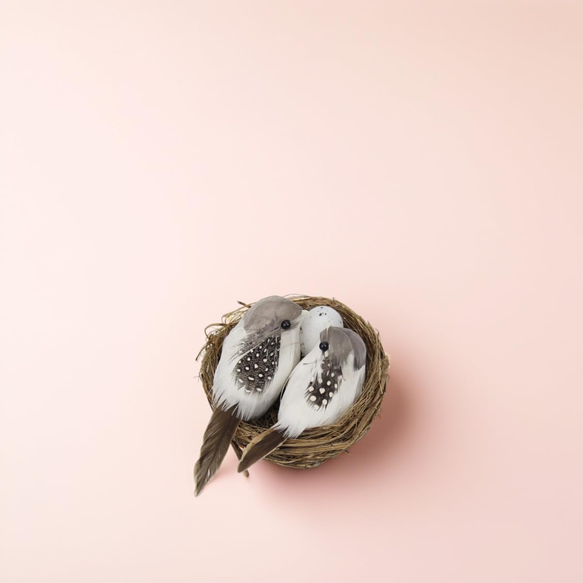 Hemoton 1Pc Artificial Bird Nest with Eggs Vivid Twig Nest for Theme Decoration and Materials for Christmas Tree Spring Floral Arrangements