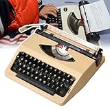【Fonction】: Notre machine à écrire vintage allie le charme du vieux monde à la fonctionnalité moderne, offrant une alternative élégante aux outils d'écriture numérique, ce qui en fait un choix pour les penseurs créatifs, les diaristes et les collectionneurs. Il est petit et léger, facile à transporter et parfait pour écrire en déplacement