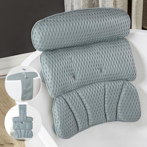 Amazon.com: Bath Pillow Bathtub Pillow, Luxury Bath Pillows for Tub ...