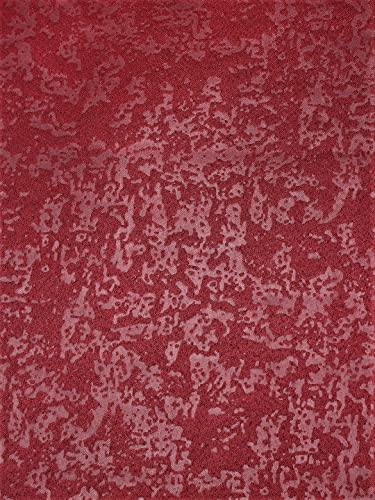 Image of Home Sizzler 2 Pieces Blackout Textured Eyelet Polyester Door Curtains - 7 Feet, Maroon