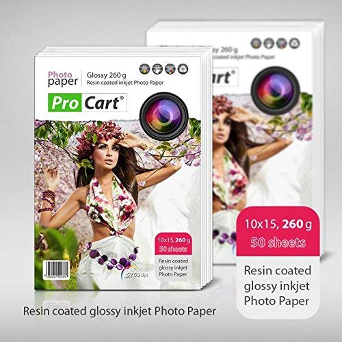 Papier photo haute brillance RC 10x15 260g Cover
