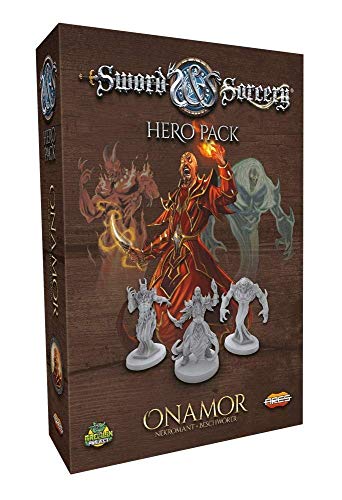Ares Games, Sword & Sorcery – Onamor, Helden-Erweiterung, Expertenspiel, Dungeon Crawler, 1-5 Spieler, Ab 13+ Jahren, 30+ Minuten, Deutsch