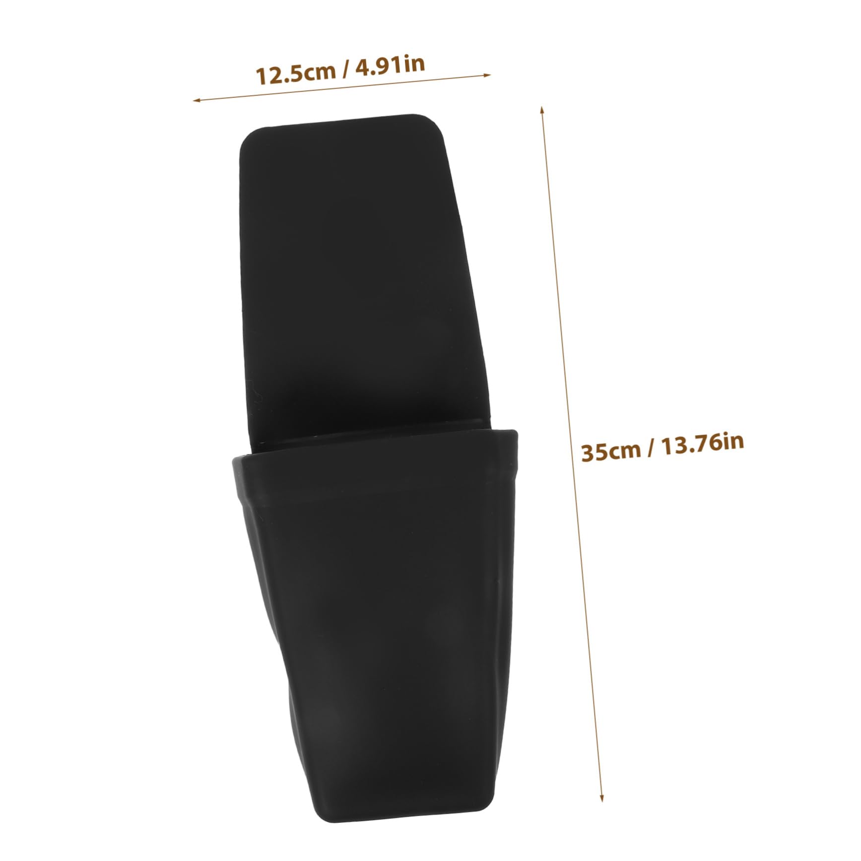 WOONEKY Porta Piastra per Chioma in Silicone Isolante Nero con Ventosa, Custodia Protettiva Resistente al Calore per Strumenti di Styling da Viaggio