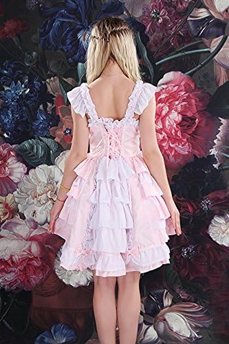 Girls Sweet Lolita Dress Princess Lace Court Skirts Cosplay Costumes - Image 2