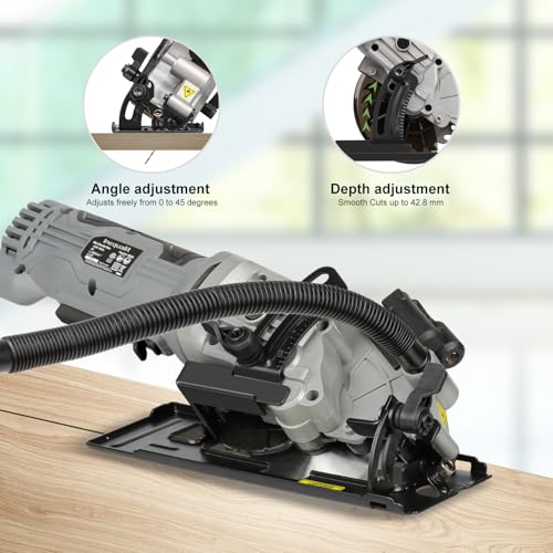 Inequalit Mini Circular Saw 4Amp