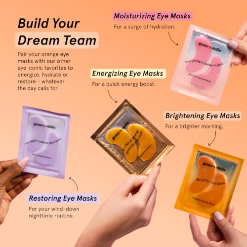 Image of grace & stella Brightening Eye Patches for Dark Circles (6 Pairs)