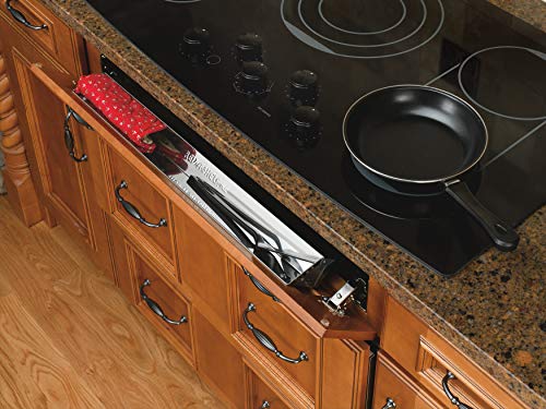Image of Rev-A-Shelf 28 in Stainless Steel Tip-Out Tray, Silver