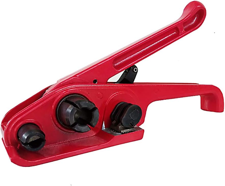 Heavy Strapping Tensioner & Cutter Manual Banding Tools, for Width 1/2" -3/4" Poly Strapping & Polyester Polyproplyn Strap