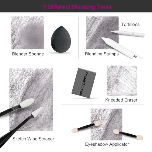 HIFORNY 100 PCS Drawing Set