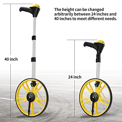B Bosi Tools Measuring Wheel Digital Display High Precision, Premium Measure Wheel With Backlit Display, Multifunction-Metric/Imperial/Hold/Save/Memory Etc. #TOP1