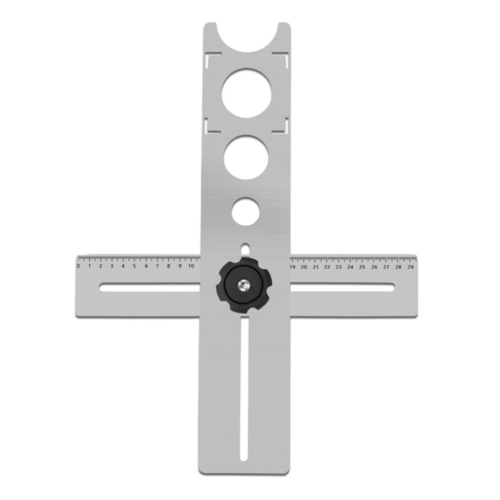 Strength Drill Guide Locator Tool Ensures Accurate Positioning for Craft Enthusiasts and Professional Workers Stainless Steel Locator