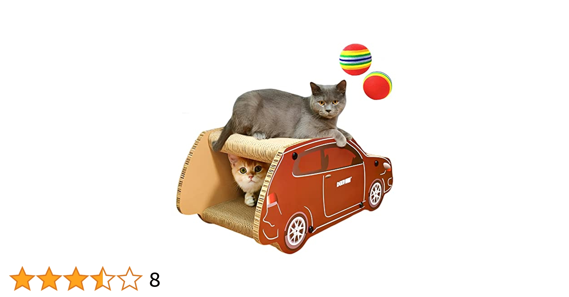Amazon | 爪研ぎ 猫 ダンボール SUV車の形 猫爪とぎ ポール