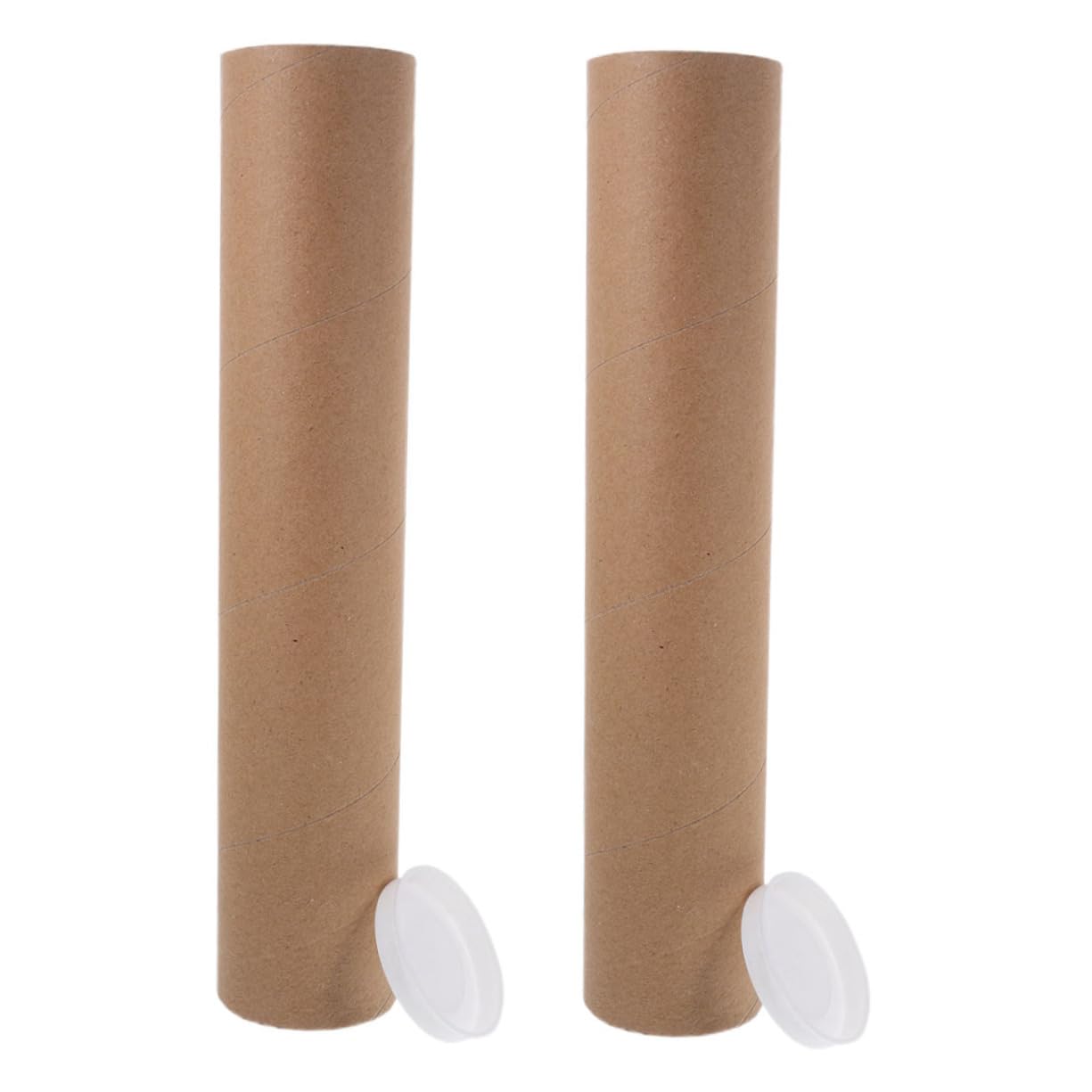 8stücke Versandröhren Karton Runde Kraftpapier-röhren Für Poster Zeichnungen Und Dokumente Verpacken Und Versenden Von Kunstwerken Und Wichtigen Unterlagen