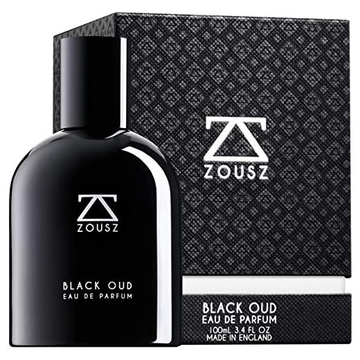 ZOUSZ Perfume Oud Hombre - Perfume con Aceite de Madera de Oud Negro - Spray de Oud Premium con Aromas de Sándalo, Cedro y Pachulí - Productos de Aseo para Hombres - Libre de Crueldad, Vegano 100 mL