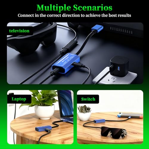 Adaptador HDMI a USB-C para conectar consolas a monitores portátiles 6
