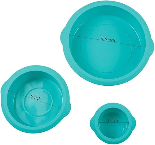 Miniatura 2 de Webake - Molde de silicona para tortas, utensilios para horno, Azul
