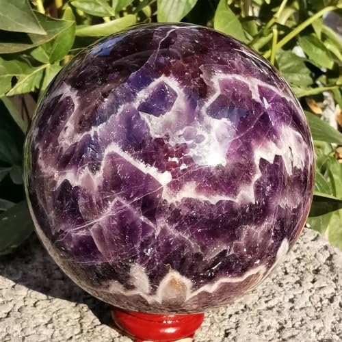 Stone Amethyst Stone Quartz Crystal Ball Beautiful Purple Quartz Crystals(Size:60-65mm)