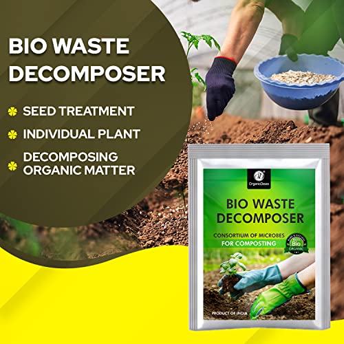 Image of OrganicDews Bio Waste Decomposer (250 g) - Microbial Inoculum Accelerate Decomposition of Organic Kitchen Waste into Compost 250 g