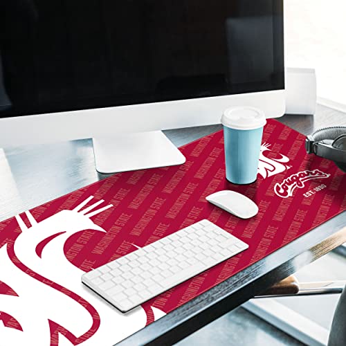 Image of YouTheFan NCAA Washington State Cougars Logo Series Desk Pad