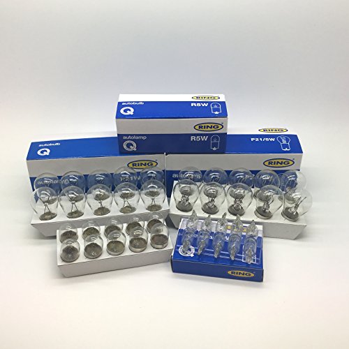 Juego de 40 bombillas de coche variadas de 12 V, 10 de cada tipo - 380 382 207 501