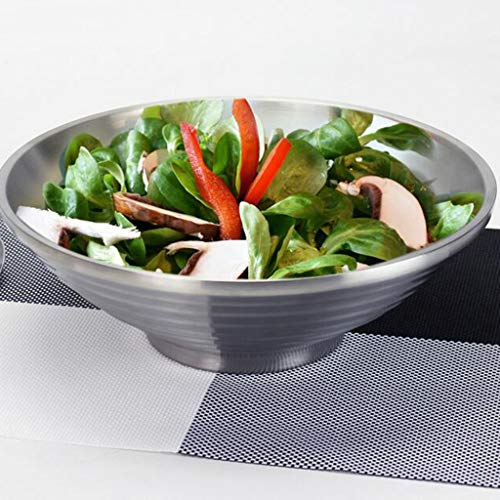 Tigela de metal para sopa/macarrão da Homozy para salada/cereal / - 20 cm