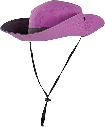 Miniatura 66 de Rosoz Sombreros para cola de caballo para mujer, protección UV, plegable, de malla ancha, senderismo, playa, pesca, safari de verano 1 paquete-gris
