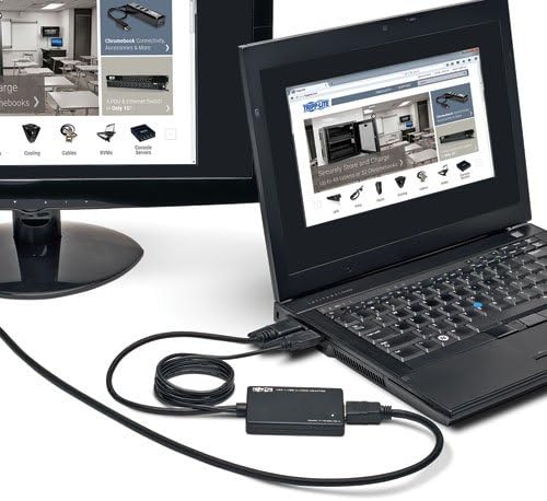 Miniatura 2 de TRIPP LITE P116-003-HD-U Adaptador convertidor VGA a HDMI con alimentación de audio USB 1080p, negro