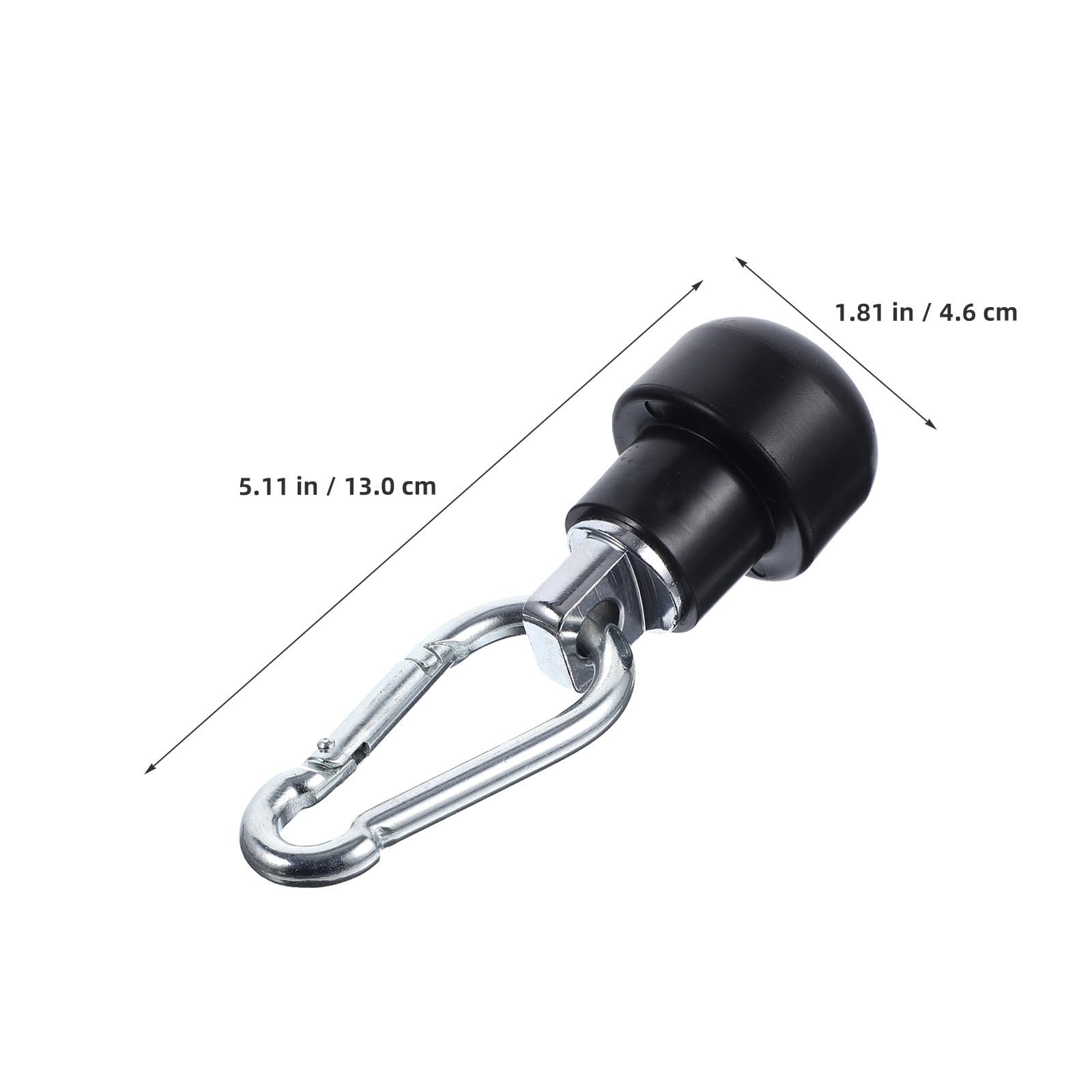 Beaupretty 3 Piezas Mosquetón para Sistemas de Entrenamiento de Gimnasio Conector de Tope de Cable de Acero Accesorio de Precisión para Máquinas y Poleas en Ejercicio