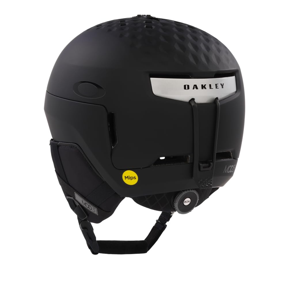Oakley Mod3 Schwarz - Moderner modularer Ski- und Snowboardhelm, Größe M - Farbe Matte Blackout