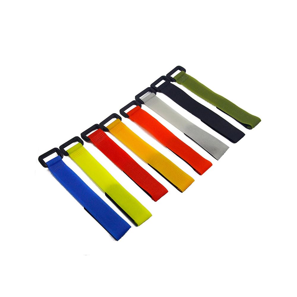 9 correas ajustables para portabicicletas, correas estabilizadoras de rueda de bicicleta, correa reutilizable con agarre de gel para hebilla de rueda de bicicleta, cinta de encuadernación de alambre (3 colores, 1 x 23.6 pulgadas) 6