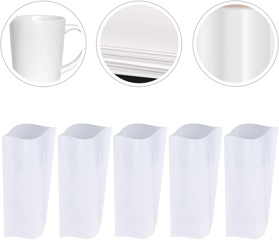 Shrink Wrap Heat Sublimation Transfer Tumblers Film Wap Tube Soap White Paper| | - - (Color: White)