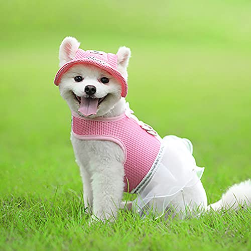 Cat Costumes Dog Sun Hat Princess Pet Cap Round Brim Dog Visor Hat Summer Outdoor Dog Breathable Sun Protection Cap Dog Hat Pet Baseball Cap Cat Onesie #TOP3