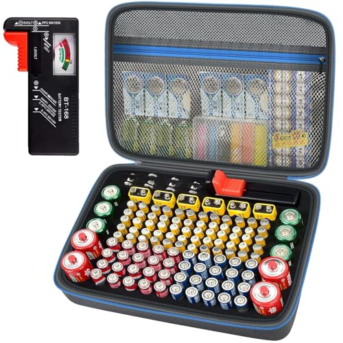 ALKOO Battery Organizer Storage Holder Box (BT-168)