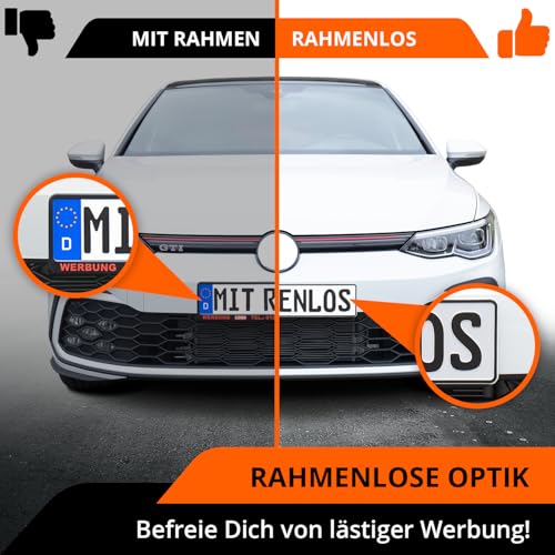 Wechselkennzeichenhalter Genmag Magnetischer Kennzeichenhalter für Autos
