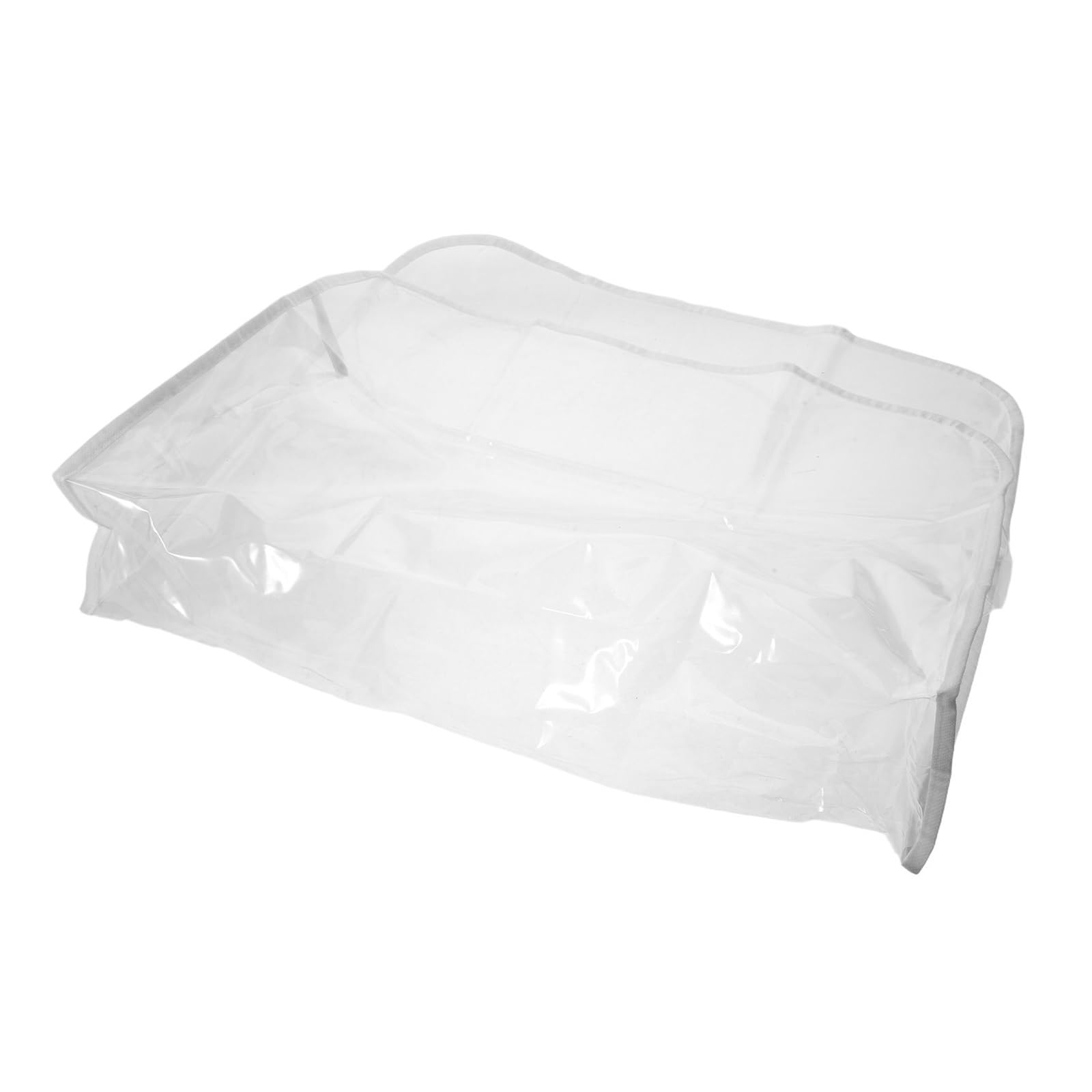 ENWWCH 2pcs Transparent Chair Back Cover For Salon Chairs Waterproof Plastic 19x17 Inch Hair Styling Protector Universal Fit Easy For chair