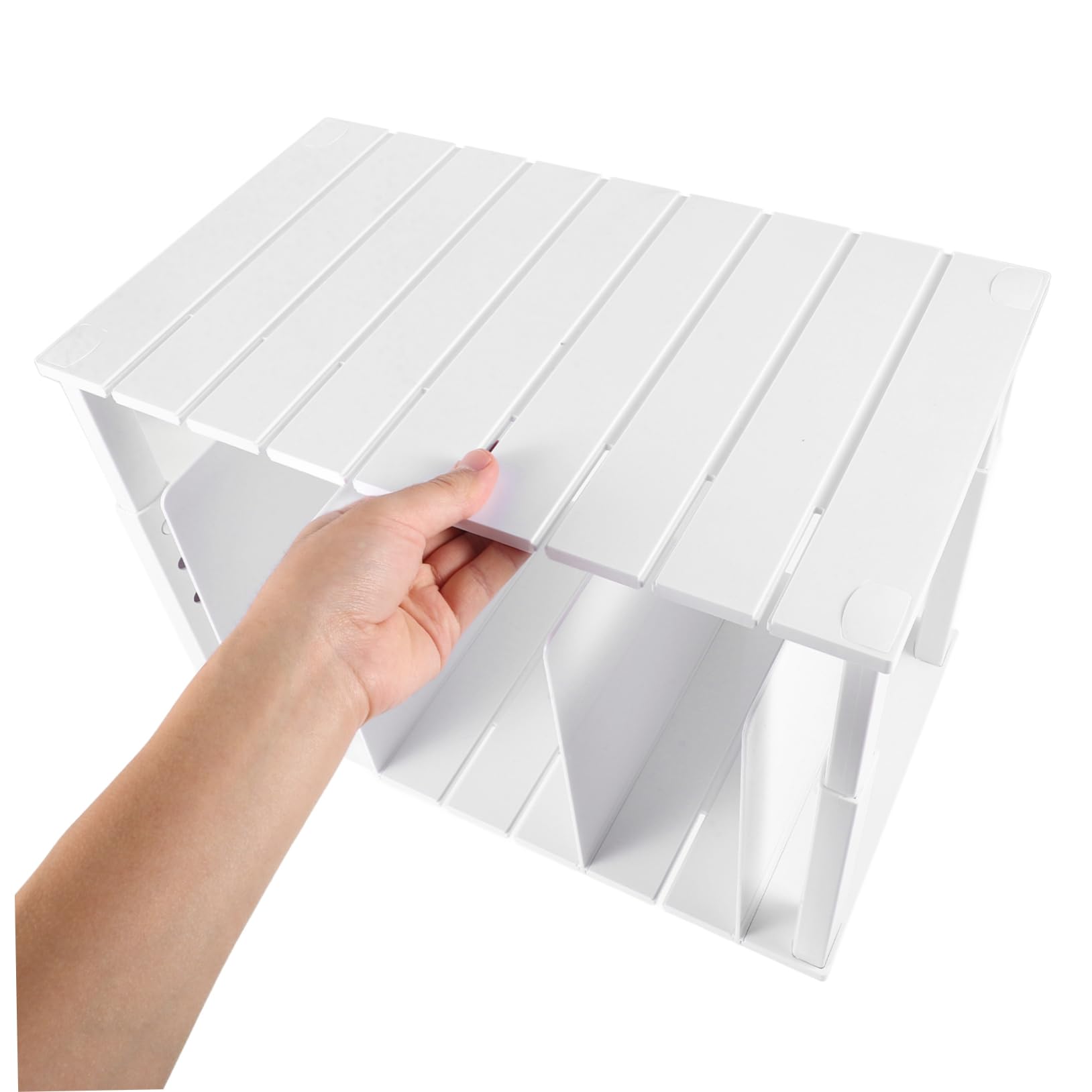 Alipis Caja de Almacenamiento Multifuncional para Organizador de Bolsos Estante para Guardar Bolsos Dormitorio Material Compartimento para Libros