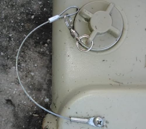 image for MIZUGIWA Stainless Steel Lanyard Cable,Tether Safety Wire for Loss Pre