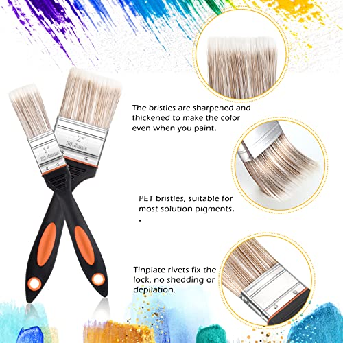 image for CHENGU 5 Pieces Painting Knife Set Background Blender Brush and Fan Bl