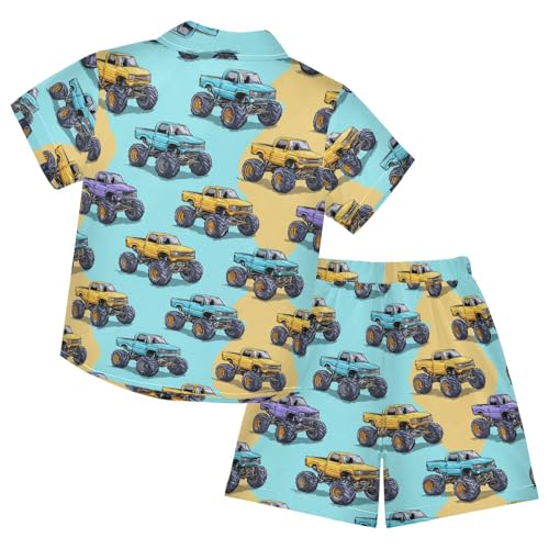 Image of Boccsty Red Strawberry Boy Summer Shorts Sets Hawaiian Toddler Boys T-Shirt & Pants 2 Pcs 3T-10T