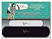 Strap Gummy™ The ORIGINAL Non Slip Shoulder Strap Grip Strips - Variety Pack SET of 4 PIECES in 2 Colors & 2 Sizes; Large Black and Small Semi-Clear