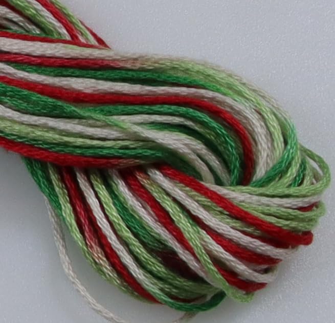 Image of KCS Big skeins of 25 Meters Size 25 Color Variegated Cross Stitch Stranded Threads,6 skeins,4520