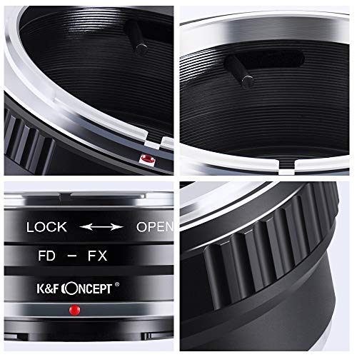 K&F Concept Lens Mount Adapter Canon Fd Lens To Fujifilm Fx Mount Mirrorless Camera Adapter #TOP7