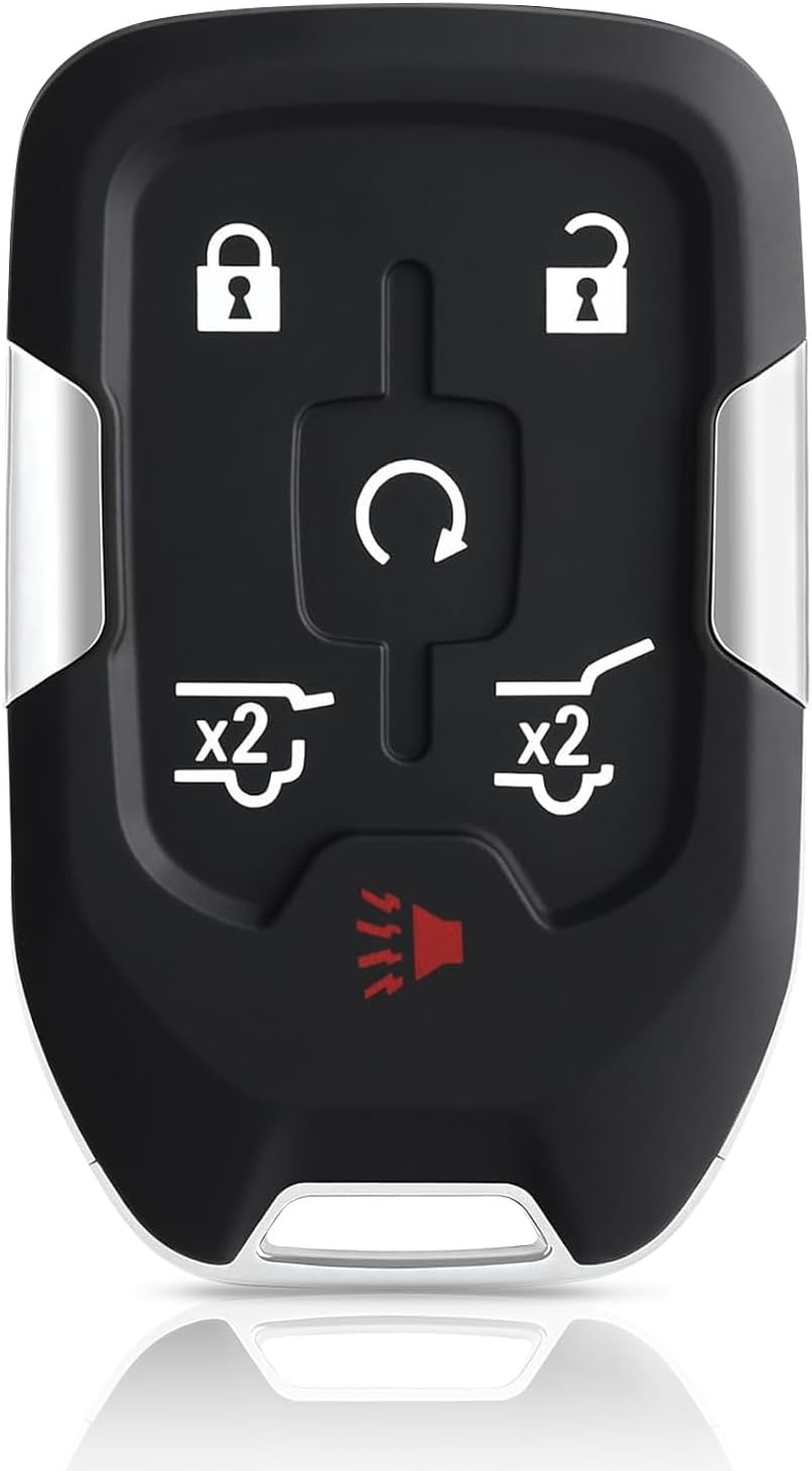 HelloAuto Smart Key Fob Shell Case Fit for 2014 2015 2016 2017 Chevy Tahoe Suburban/GMC Yukon