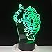 KangYD Walking Tiger LED Night Light, Lámpara 3D, Luz decorativa, Regalo infantil,...
