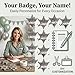 Bedwina Metal Sheriff Badges - (Pack of 120) Silver Star Name Badges with Stickers for Personalized Names, Western Cowboy Dress Up Deputy's Badge Toys for Kids Birthday Party Favors, Giveaways & More