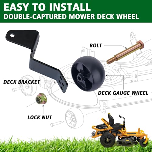 Mower Deck Wheel Kit - Installation