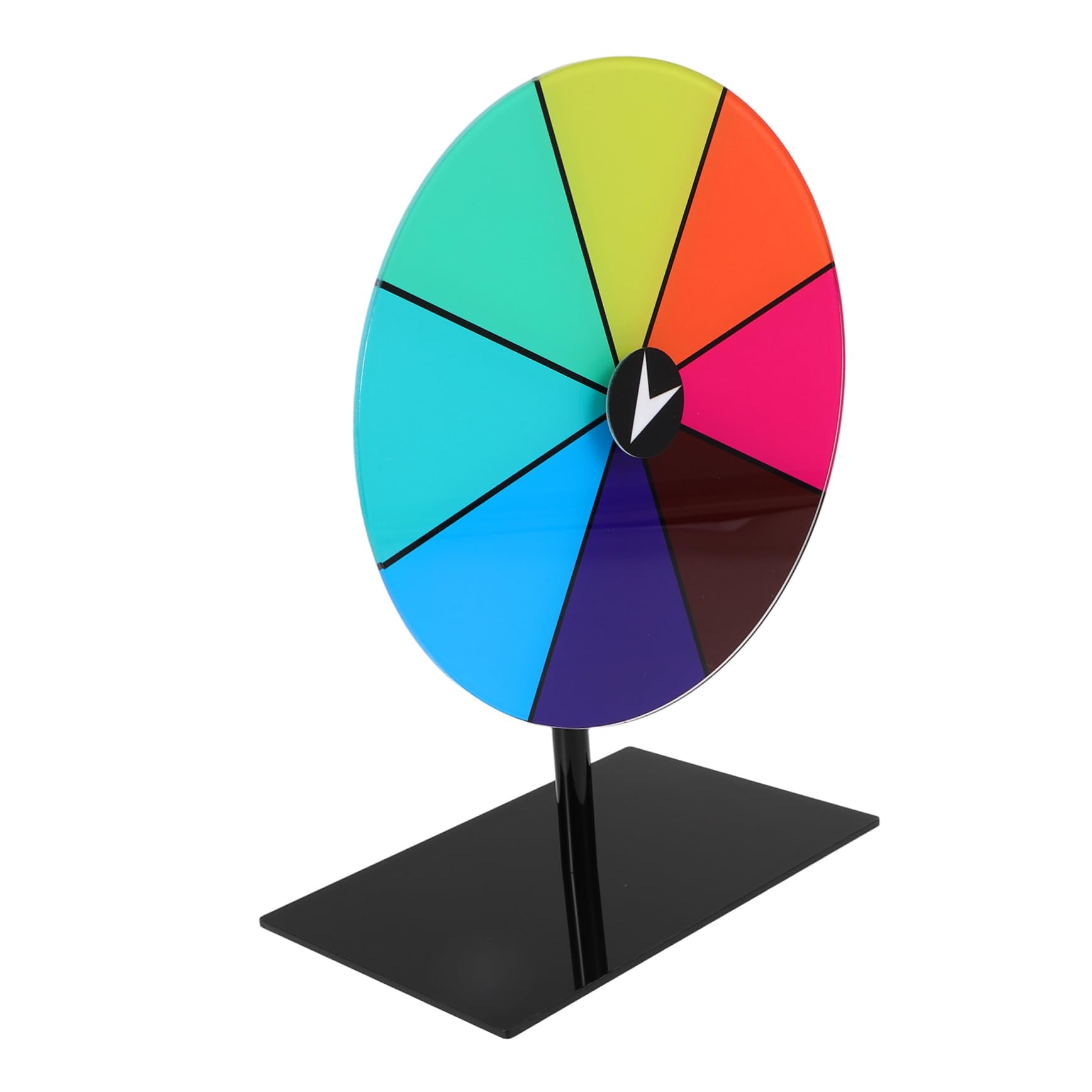 ibasenice Heavy Duty Game Wheel 8 Slots Prize Wheel for Party Carnival Trade Show