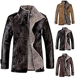 Chaqueta de entretiempo para hombre y otoño, chaqueta de tiempo libre, forro polar, chaqueta de bombero, cuello alto, chaqueta de entrenamiento, chaqueta cálida para hombre, chaqueta de piel sintética
